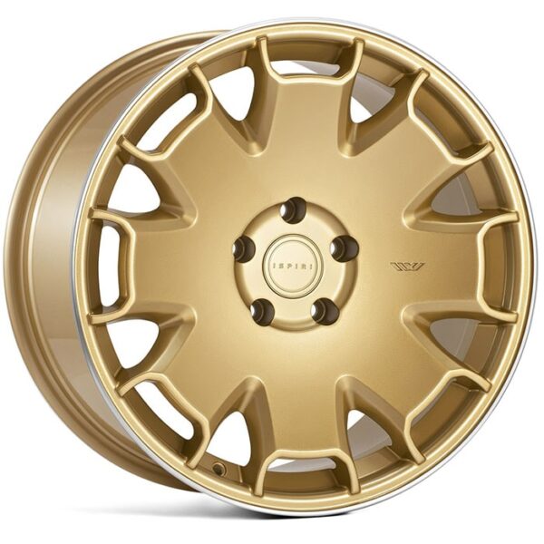 Alloy wheel 19 CSR2 Vintage Gold polished lip ISPIRI