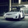 Carbon fiber Front Lip Spoiler Tesla Model X Fiber Carbon NOVITEC