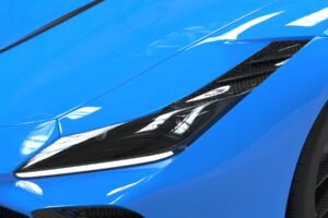 Carbon fiber headlight twheel set Ferrari F8 1016 Industries