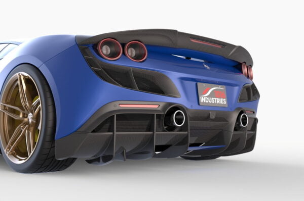 Bara spate fibra carbon Ferrari F8 1016 Industries