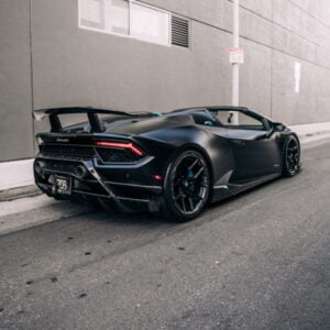 V2 forged carbon rear spoiler leg base Lamborghini Huracan LP580 1016 Industries