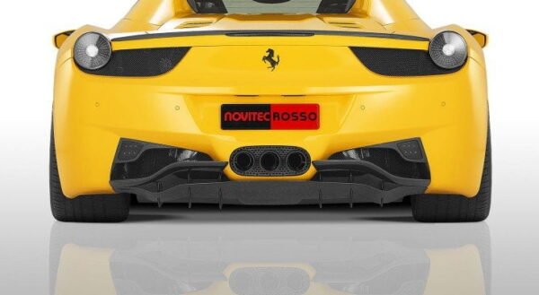 Ferrari 458 Italia carbon fiber rear diffuser accessories Novitec Accesorii difuzor spate fibra carbon Ferrari 458 Italia Novitec
