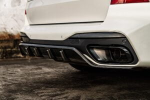 Rear bumper carbon fiber diffuser BMW X7 40i/50i M G07 ZACOE