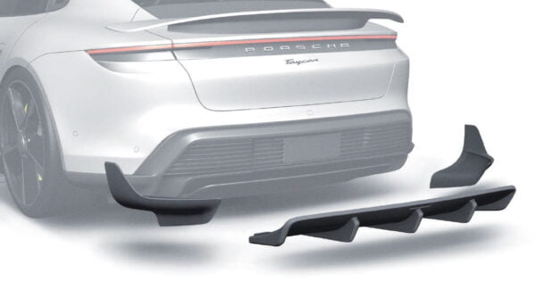 Bara spate fibra carbon difuzor Porsche Taycan ZACOE