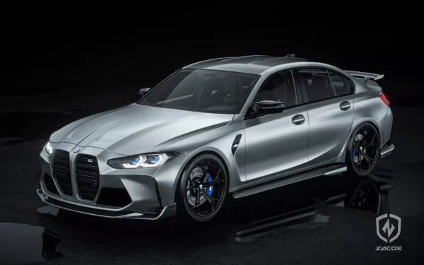 Buza fata front lip fibra carbon BMW M3 G80 ZACOE