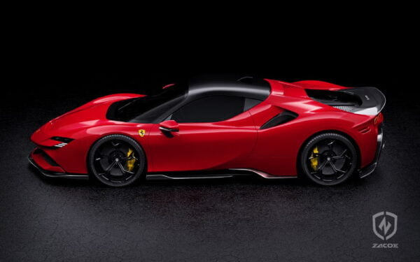 Carbon fiber bodykit Ferrari SF90 Stradale ZACOE Bodykit fibra carbon Ferrari SF90 Stradale ZACOE