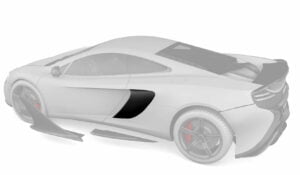 Carbon fiber air intakes Mclaren 650S ZACOE