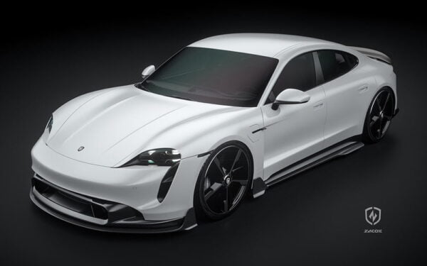 Praguri laterale fibra carbon Porsche Taycan ZACOE