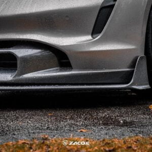 Buza fata front lip fibra carbon Porsche Taycan ZACOE