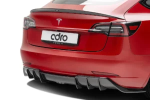 Tesla Model 3 ADRO carbon fiber rear bumper diffuser