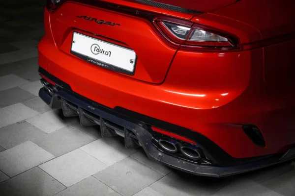 Difuzor bara spate V2 KIA STINGER fibra carbon ADRO