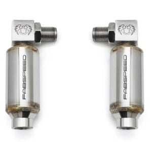 Sport exhaust spacer with Porsche 991.2 Fabspeed catalytic converters Distantier evacuare sport cu convertoare catalitice Porsche 991.2 Fabspeed