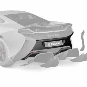 Element central bara spate fibra carbon Mclaren 650S ZACOE