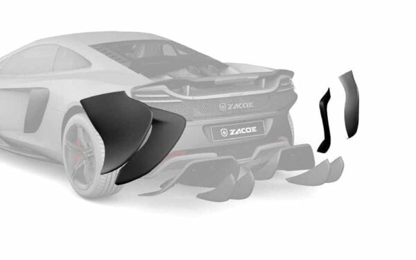 Elemente bara spate fibra carbon Mclaren 650S ZACOE