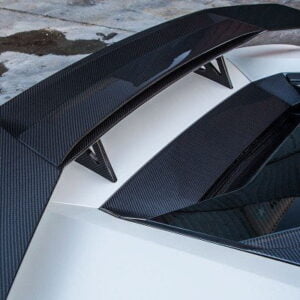 Lamborghini Huracan Coupe Spyder carbon double spoiler Novitec Eleron dublu carbon Lamborghini Huracan Coupe Spyder Novitec