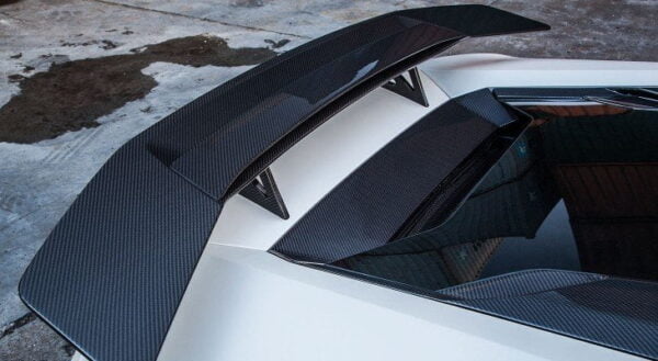 Lamborghini Huracan Coupe Spyder carbon double spoiler Novitec Eleron dublu carbon Lamborghini Huracan Coupe Spyder Novitec