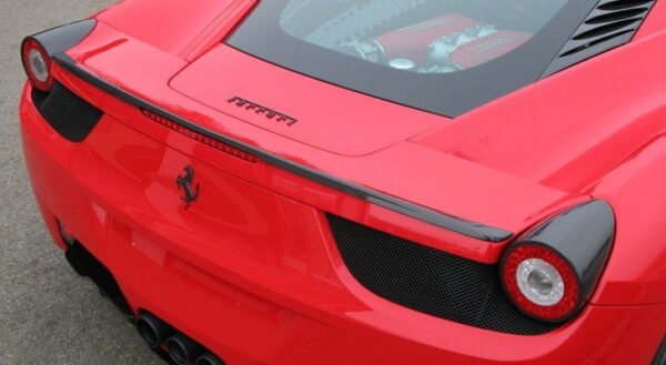 Carbon fiber spoiler Ferrari 458 Italia Novitec Eleron fibra carbon Ferrari 458 Italia Novitec