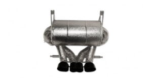 Steel exhaust Lamborghini Aventador without Novitec Roadster valves