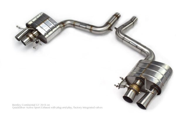 Bentley Continental GT W12 Quicksilver sport exhaust Evacuare sport Bentley Continental GT W12 Quicksilver