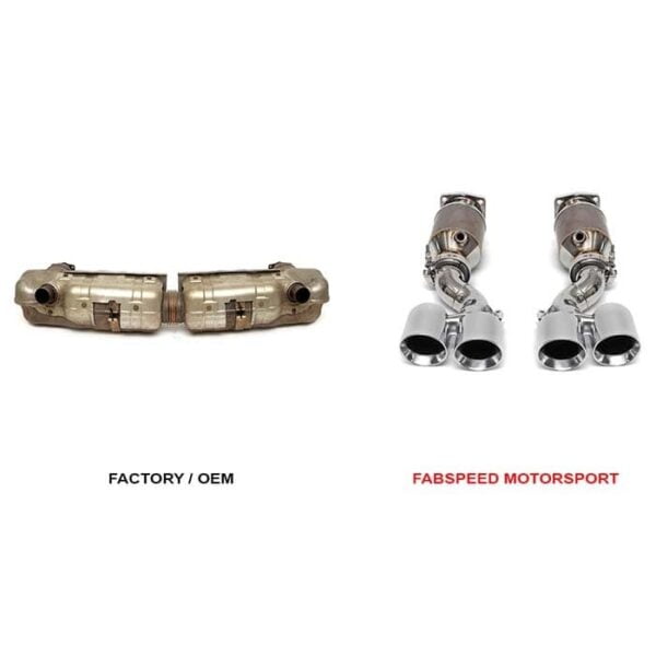 Evacuare sport Porsche 997 Turbo Muffler Bypass Fabspeed