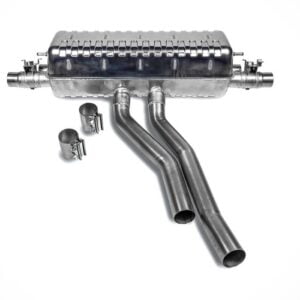 Sport exhaust Porsche Cayenne Turbo E3 9YA valve controlled Techart