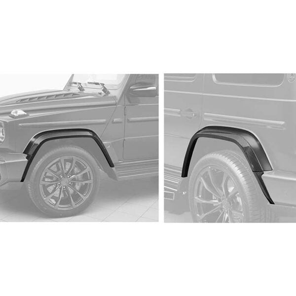 Extensii aripi fibra carbon Mercedes Benz G-class W463 INFERNO Topcar Design