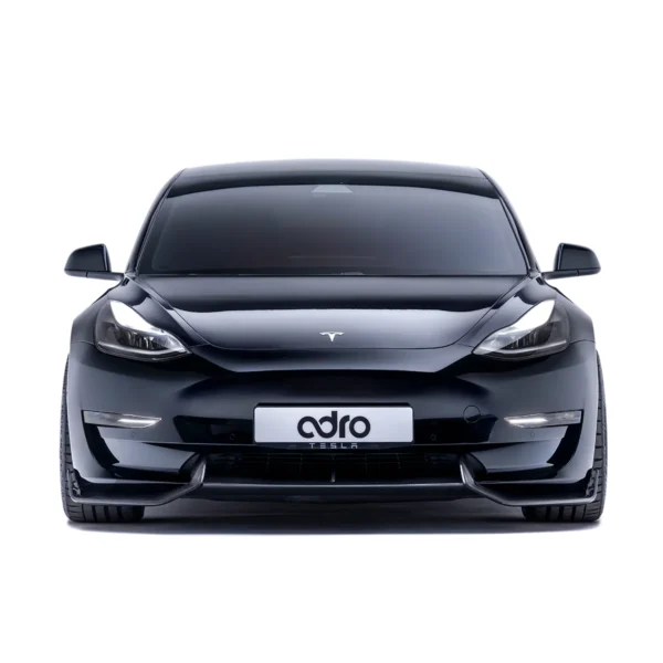 Front lip V2 fibra carbon Tesla Model 3 ADRO