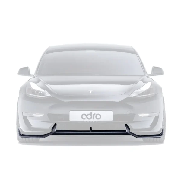 Front lip V2 fibra carbon Tesla Model 3 ADRO