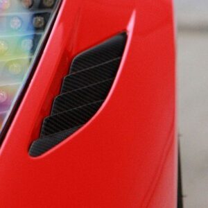 Ferrari 458 Italia Novitec carbon fiber front bumper ventilation grill Grila ventilatie bara fata fibra carbon Ferrari 458 Italia Novitec