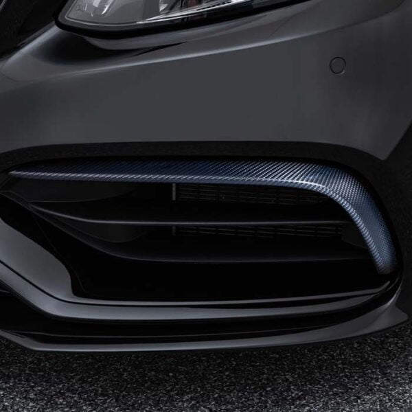 Insertii fibra carbon spoiler fata W205 C Class BRABUS Mercedes Benz
