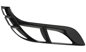 Carbon fiber ventilation elements Ferrari F8 1016 Industries