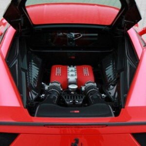 Ornament motor fibra carbon Ferrari 458 Italia Novitec