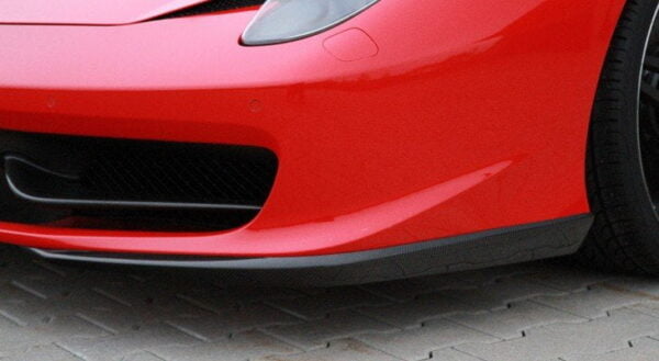 Ferrari 458 Italia carbon fiber front bumper spoiler ornament Novitec Ornament spoiler bara fata fibra carbon Ferrari 458 Italia Novitec