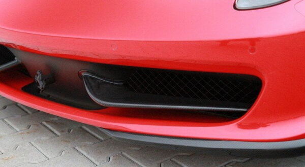 Carbon fiber front bumper ornaments Ferrari 458 Italia Novitec Ornamente bara fata fibra carbon Ferrari 458 Italia Novitec