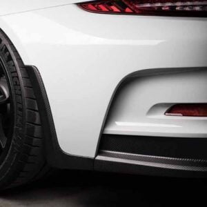Porsche 911 GT3 RS rear spoiler carbon fiber ornaments TECHART Ornamente fibra carbon spoiler spate Porsche 911 GT3 RS TECHART