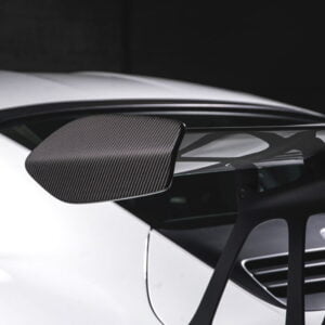 Porsche 911 GT3 RS rear spoiler carbon fiber ornaments TECHART