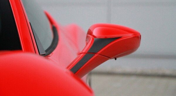 Ornamente oglinzi carbon Ferrari 458 Italia Novitec