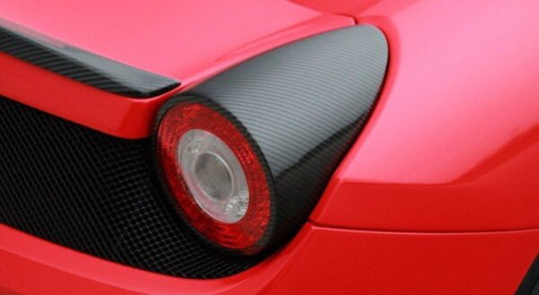Ornamente stopuri fibra carbon Ferrari 458 Italia Novitec
