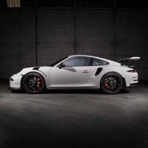 Porsche 911 GT3 RS rear spoiler carbon fiber ornaments TECHART Panou admisie aer Porsche 911 GT3 RS fibra carbon TECHART