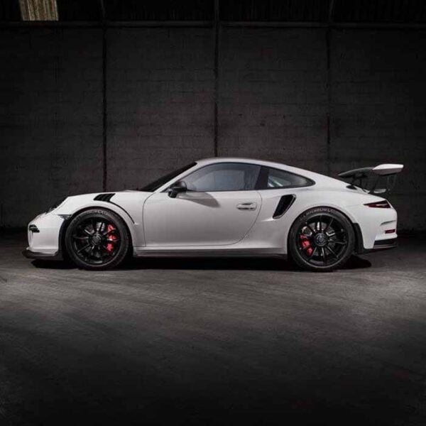 Porsche 911 GT3 RS rear spoiler carbon fiber ornaments TECHART Panou admisie aer Porsche 911 GT3 RS fibra carbon TECHART