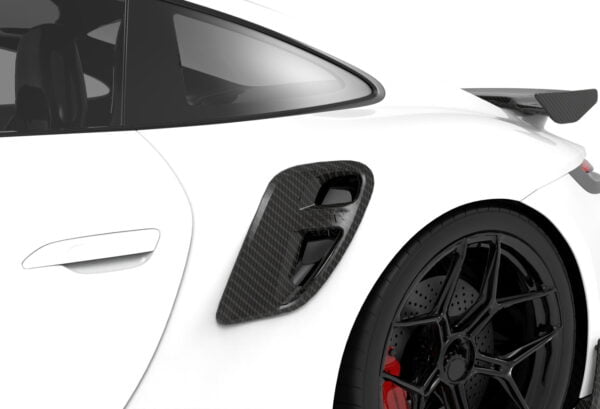 Porsche 992 Turbo S 1016 Industries carbon fiber intake side panels Panouri laterale admisie fibra carbon Porsche 992 Turbo S 1016 Industries