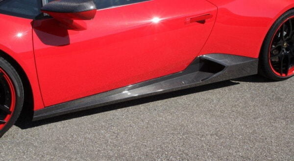 Carbon Lamborghini Huracan Coupe Spyder Novitec door sills Praguri carbon Lamborghini Huracan Coupe Spyder Novitec