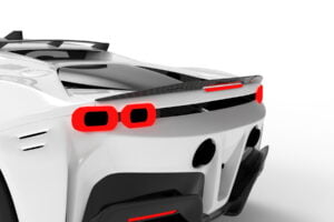 Carbon fiber trunk spoiler Ferrari SF90 1016 Industries