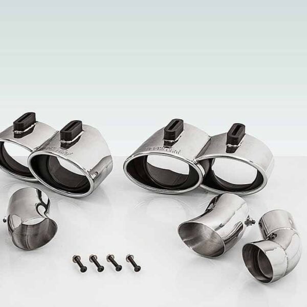 Tips cromat evacuare Techart Porsche 911 991 Carrera S Turbo Turbo S GT RS