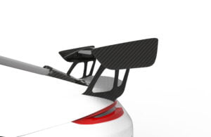 Carbon fiber spoiler tips Porsche 991.2 GT3 RS 1016 Industries