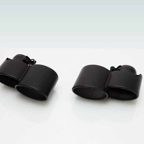 Tips evacuare oval Techart negru Porsche 911 991 Carrera S Turbo Turbo S GT RS