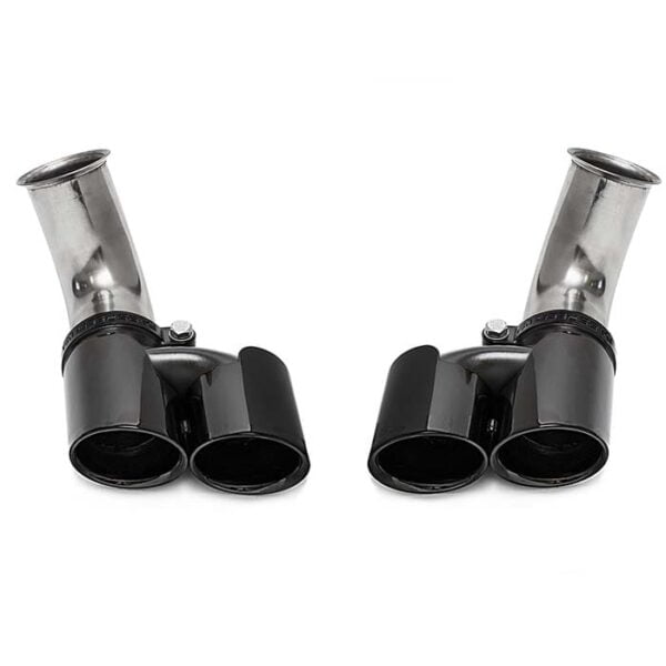 Porsche 996 Carrera Deluxe Quad Long Fabspeed sport exhaust tips Tips evacuare sport Porsche 996 Carrera Deluxe Quad Fabspeed