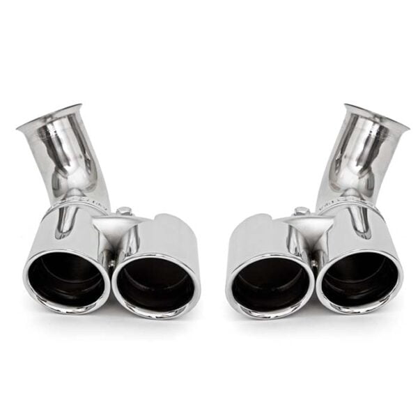 Porsche 996 Carrera Deluxe Quad Long Fabspeed sport exhaust tips Tips evacuare sport Porsche 996 Carrera Deluxe Quad Fabspeed