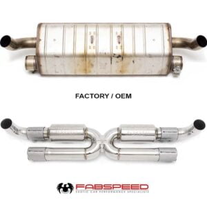 Toba centrala 991.2 Porsche Carrera Bypass X-pipe Fabspeed
