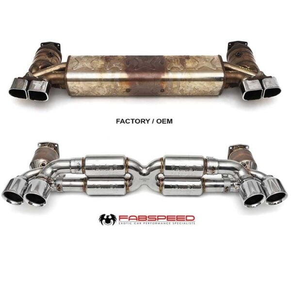 Toba centrala X-Pipe Porsche 991.2 Turbo / Turbo S Supersport Fabspeed